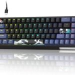 65% Gaming Keyboard, Wired Backlit Mini Keyboard w/100% Hot-Swap Socket 68 Keys
