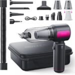 Car Vacuum Cleaner High Power, 22000Pa Vacuum Cleaner & 110000RPM Air Duster