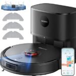 Robot Vacuum and Mop, Self-Emptying Robot Vacuum Cleaner with 6000Pa Suction